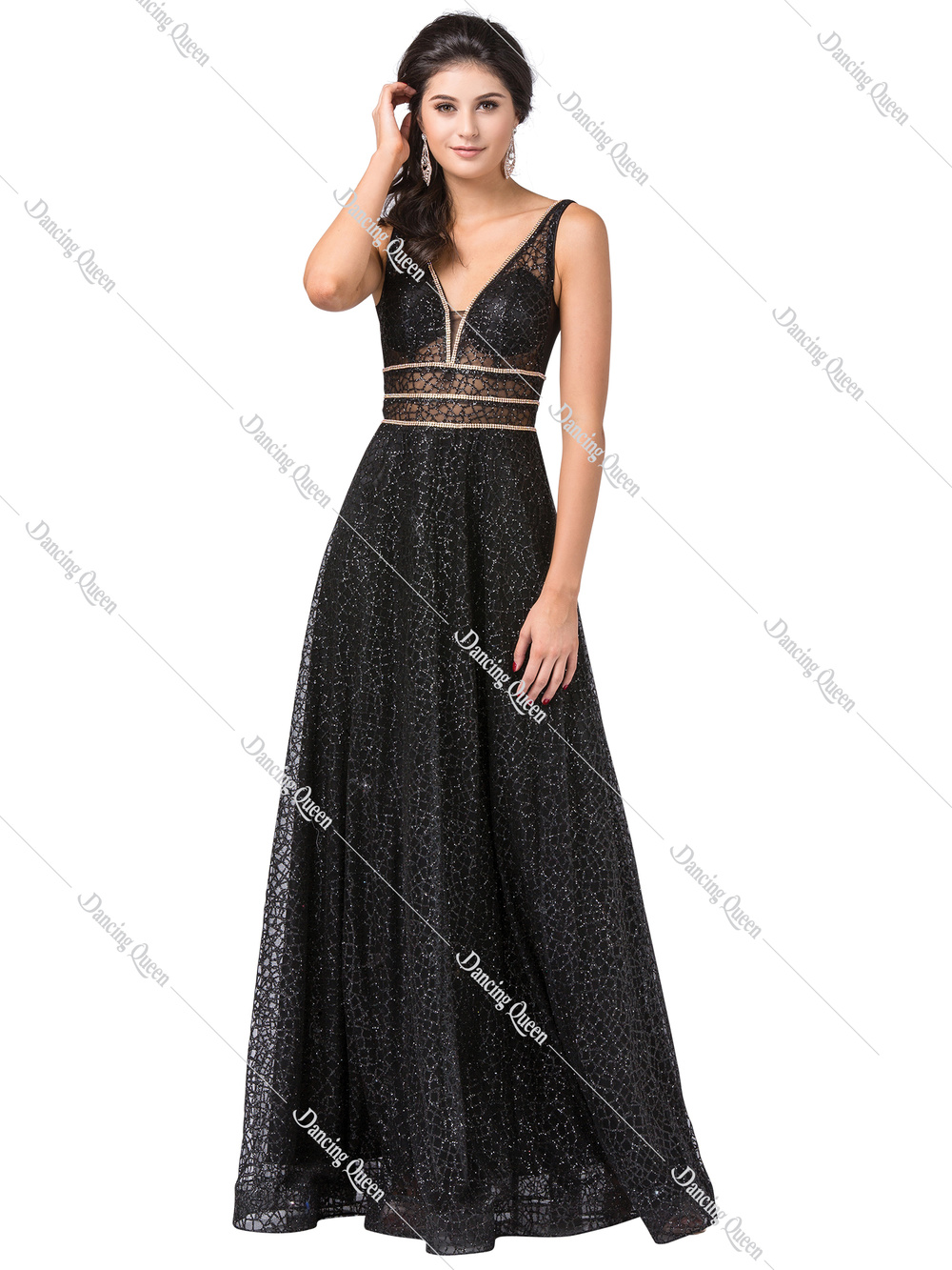 Vestido prom 2488 - dcq_BLACK