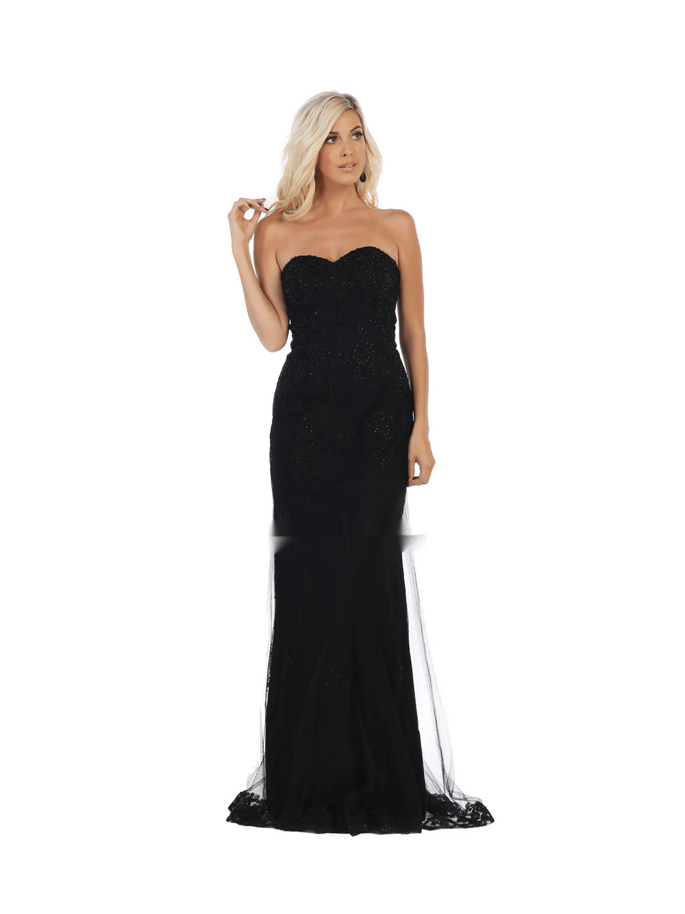 Vestido prom MQ1585 - myq_BLACK