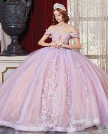 Vestido de Quince Años Ref. AG353 Lila
