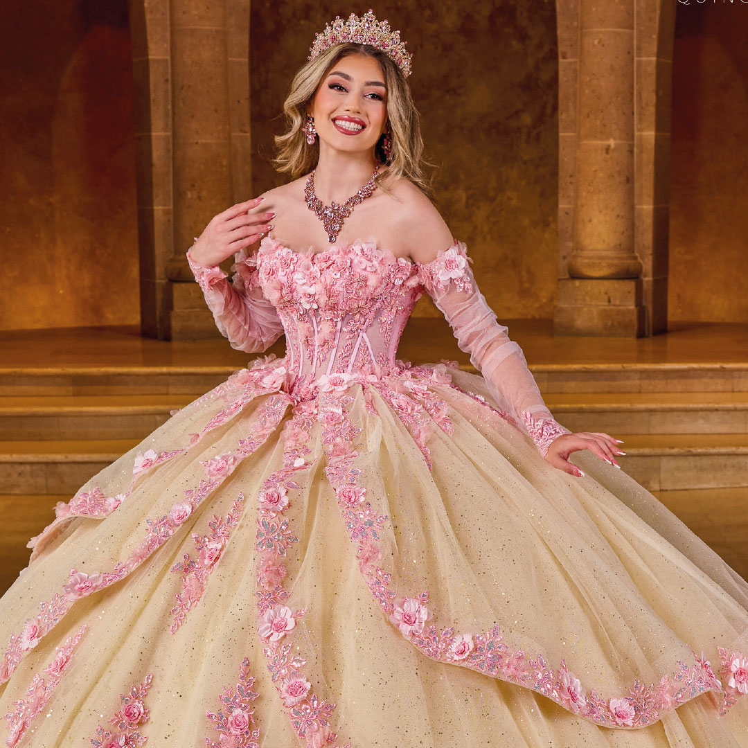 Vestido de Quinceañera Ref. RQ2196 Rosa